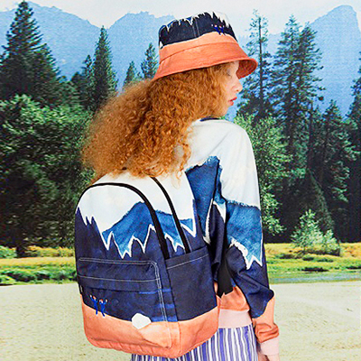 ƷƣYIZI羰2ӡ˫-ɫ/ˮ/ɽ/